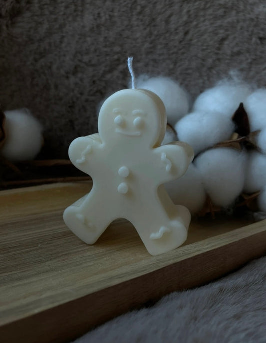 Gingerbread Man scented candle 