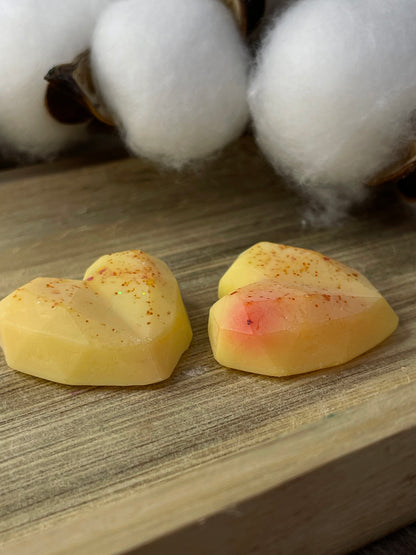 3D lemon meringue heart fondants